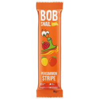 Цукерка Bob Snail Равлик Боб Хурма страйп, 14 г (4820219342458)
