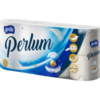 Туалетний папір Grite Perlum 3 шари 8 рулонів (4770023351569/4770023000856)