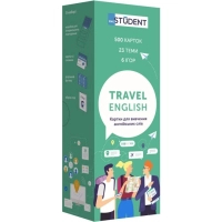 Навчальний набір English Student Картки для вивчення англійської мови Travel English Для подорожей , українська (59123280)