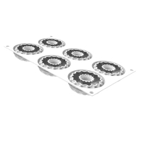 Форма для випікання Silikomart Kaleido d 75 h 25 мм (6x75 мл) (KALEIDO 75)