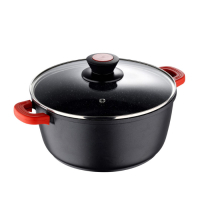 Каструля Bergner Chroma, з кришкою 20 см, 2.2 л (BG-30114-BK)