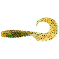 Силікон рибальський FishUP Fancy Grub 2.5" 036 - Caramel/Green&Black (10шт/уп) (1862.00.62)