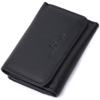 Портмоне ST Leather З натуральної шкіри Чорне (22728)