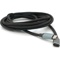 Дата кабель USB-C M/F 3.0m USB 3.2 Gen2 100W 10Gbps 4K60Hz black Voltronic (YT-TC-TC-EXB-3m)