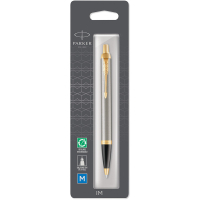 Ручка кулькова Parker IM 17 Brushed Metal GT BP блістер (22 236)