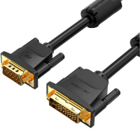 Кабель мультимедійний DVI M to VGA M 3.0m 24+5pin black Vention (EACBI)