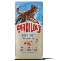Сухий корм для кішок Carnilove True Fresh Fish & Turkey Sterilised 6 кг (8595602582426)