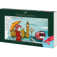 Лайнер Faber-Castell набір капілярних ручок Pitt Artist Pen Set London, 12 шт (33018)
