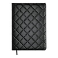 Тижневик Buromax недатований DONNA LINE, A5, чорний, штуч.шкіра 336 сторінок (BM.20300-01)