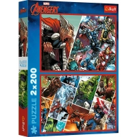 Пазл Trefl The Avengers Захисники світу 2х 200 елементів (5900511133189)