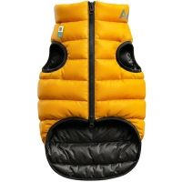 Курточка для тварин Airy Vest двостороння жовто-чорна L65 (1568)