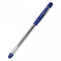Ручка масляна Baoke 0.5 мм, з грипом синя Silky (PEN-BAO-B36-BL)