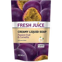 Рідке мило Fresh Juice Passion fruit & Сamellia дой-пак 460 мл (4823015935725)