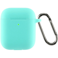 Чохол для навушників Armorstandart Ultrathin Silicone Case With Hook для Apple AirPods 2 Mint Green (ARM59686)