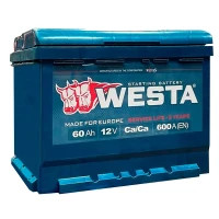 Акумулятор автомобільний Westa 6CT-60 А (0) А 600A