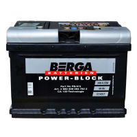 Акумулятор автомобільний Berga Power Block 60Ah Н Ев (-/+) (540EN) (5604090547502)