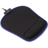 Килимок для мишки Maxxter MMP-LEDPAD-BK RGB Black (MMP-LEDPAD-BK)