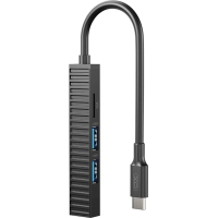 Концентратор XO USB-C 4-in-1 порти XO HUB014B.black (HUB014B.black)