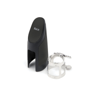 Лігатура для саксофонів D'Addario Rico Ligature & Cap For Alto Sax Nickel-Plated (RAS1N)
