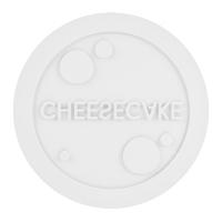 Кондитерський килимок Silikomart для декорування Чізкейк d 180 мм, h 1,5 мм (CHEESECAKE DECOR)