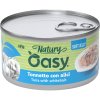 Консерви для котів OASY Wet Natury з тунцем та мальком 85 г (8054329513019)