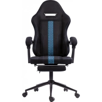 Крісло ігрове GT Racer X-2331 Black/Blue (X-2331 Fabric Black/Blue)