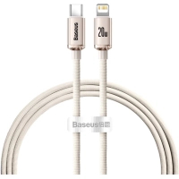 Дата кабель USB-C to Lightning 1.2m 20W pink Baseus (CAJY001304)