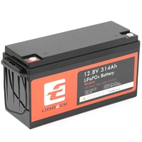 Батарея LiFePo4 LITHTECH 12,8V 314Ah, 3,14 + Bluetooth (TE12314BH)