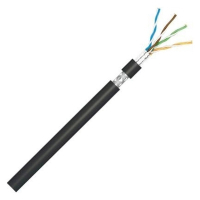 Кабель мережевий FTP cat.5e 305м зовнішній (F/UTP-cat.5E) OK-Net (КППЭ-ВП (100) 4*2*0,51)