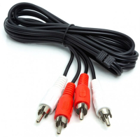 Кабель мультимедійний 2xRCA M to 2xRCA M 1.0m PowerPlant (CA912032)