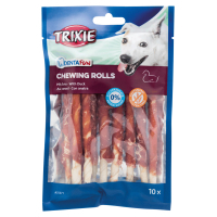 Ласощі для собак Trixie DENTAfun Паличка для чищення зубів з качкою 10 шт 80 г (4011905313719)