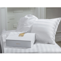 Постільна білизна MirSon Сатин Premium-страйп Royal Pearl 160х220 (2200001478961)