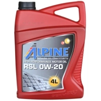 Моторна олива Alpine 0W-20 RSL 4л (0195-4)