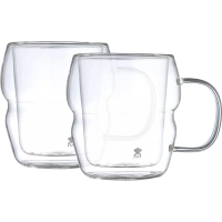 Набір чашок MasterPro Mixology з подвійними стінками 450 мл, 2 шт (BGMP-20206)