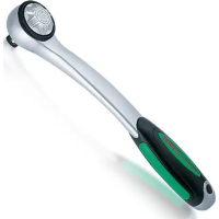 Тріскачка Toptul 1/2" 72 зуби 250 мм круговий перемикач (CHJM1625)