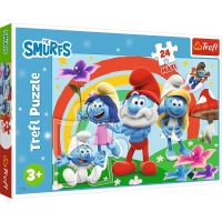Пазл Trefl Maxi The Smurfs День смурфа 24 елемента (5900511143744)