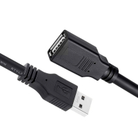 Дата кабель USB 2.0 AM/AF 1.8m black ColorWay (CW-CBUF076-BK)