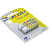 Акумулятор PkCell AA R6 2600mAh 1.2V NiMH Rechargeable Battery, 2шт/бл (PC/AA2600-2B)