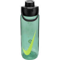 Пляшка для води Nike TR RENEW RECHARGE CHUG BOTTLE 24 OZ N.100.7636.011.24 зелений, чорний 709 мл (887791805515)