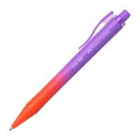 Ручка кулькова Faber-Castell Daily Ball XB Punchy Melon, корпус помаранчево-фіолетовий, стрижень синій (1,0 мм) (33095)
