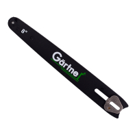 Шина для ланцюгової пили Gartner 8", 26×3cm, товщина 1.4mm (854948)