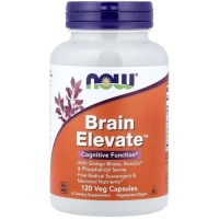 Вітамінно-мінеральний комплекс Now Foods Комплекс для підтримки Мозку, Brain Elevate, 120 Вегетаріанськ (NF3304)