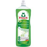 Засіб для ручного миття посуду Frosch Зелений лимон 1 л (4009175148094/4009175170675)