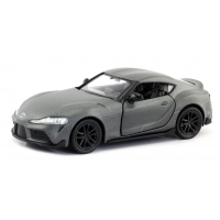 Масштабна модель автомобіля Uni-Fortune Toyota Supra 2020 (матова) срібляста (554053M(F))