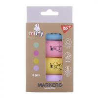 Набір маркерів Yes текстовий Miffy 4 шт (391093)