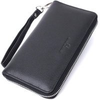 Гаманець ST Leather Унісекс З натуральної шкіри Чорний (22697)