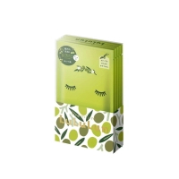 Маска для обличчя Lululun Face Mask Shodoshima Olive Живильна З екстрактом оливкового листя 1 шт х 5 уп (4582305065282)