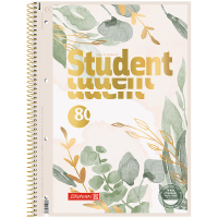 Книга записна Brunnen Коледж-блок А4 Premium Bloom, лінія 80 аркушів (10-679 27 23)
