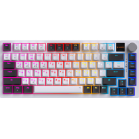 Клавіатура GamePro Asgard Valhalla Pro QLAB Sakura Switch RGB Bluetooth/Wireless/USB-C UA White (MK160-W-D-QS-PRO)