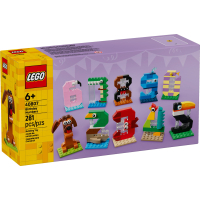 Конструктор LEGO Iconic Цифри на день народження (40807)